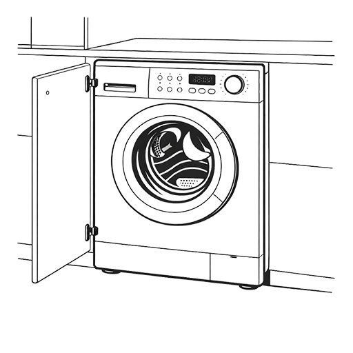 Beépíthető mosógépek